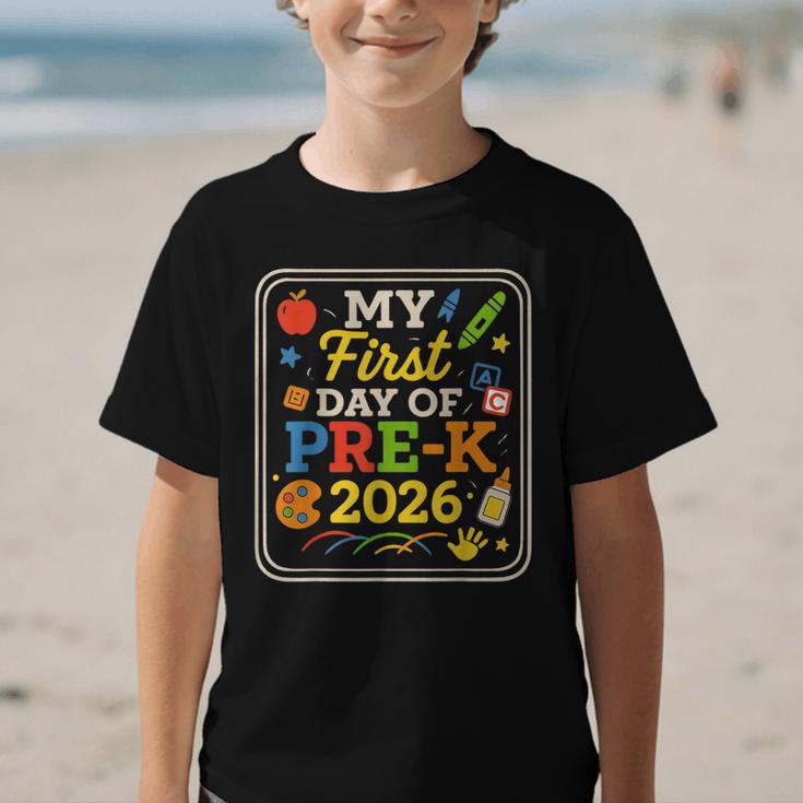 My First Day Of Pre-K 2026 Back To School Kids Graphic Kid T-Shirt