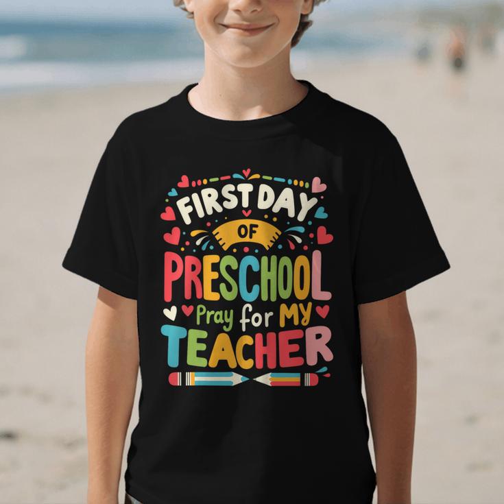 First Day Of Preschool Pre K Student Toddler Back To School Graphic Kid T-Shirt First Day Of Preschool Pre K Student Toddler Back To School Graphic Kid T-Shirt