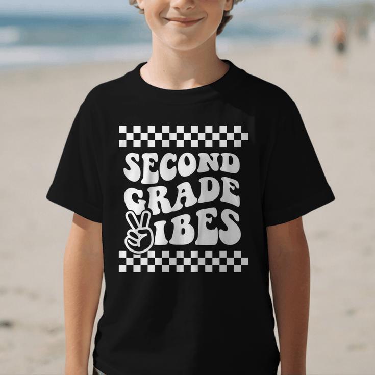 First Day Of Second Grade Vibes Girls Back To School Boys Graphic Kid T-Shirt First Day Of Second Grade Vibes Girls Back To School Boys Graphic Kid T-Shirt