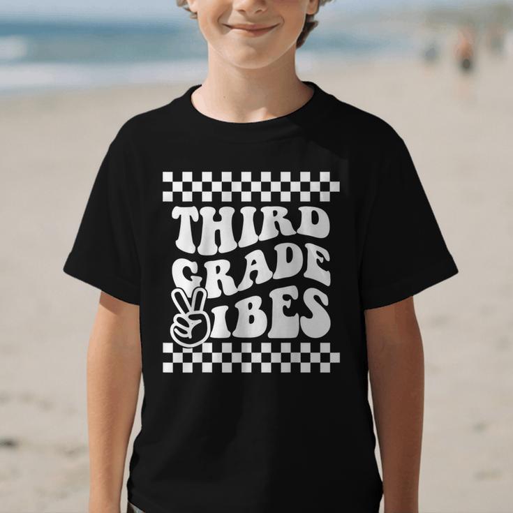 First Day Of Third Grade Vibes Girls Back To School Boys Graphic Kid T-Shirt First Day Of Third Grade Vibes Girls Back To School Boys Graphic Kid T-Shirt