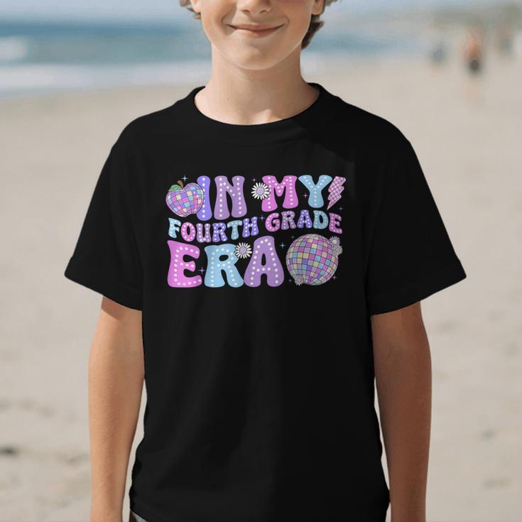 In My Fourth Grade Era Retro Back To School Disco Ball Graphic Kid T-Shirt In My Fourth Grade Era Retro Back To School Disco Ball Graphic Kid T-Shirt