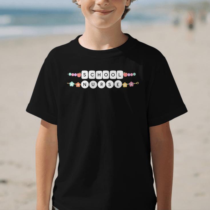 Friendship Bracelet School Nurse Appreciation Back To School Graphic Kid T-Shirt
