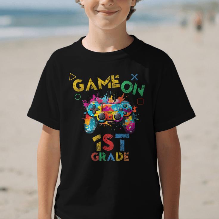 Game On 1st Grade Boys Kids Back To School Graphic Kid T-Shirt