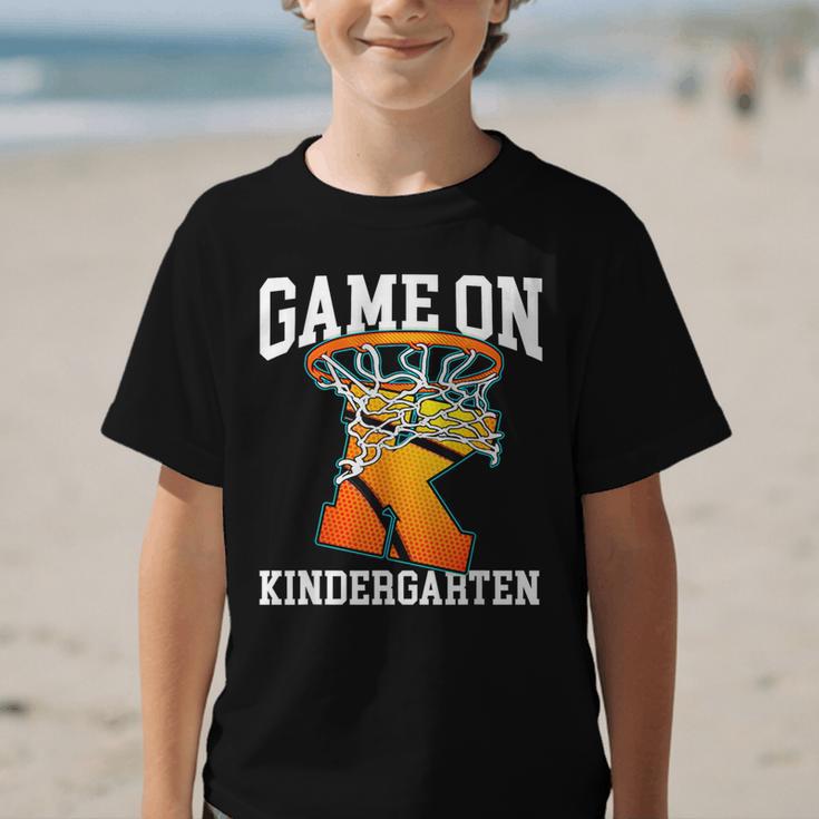 Game On Kindergarten Basketball Back To School Student Boys Graphic Kid T-Shirt