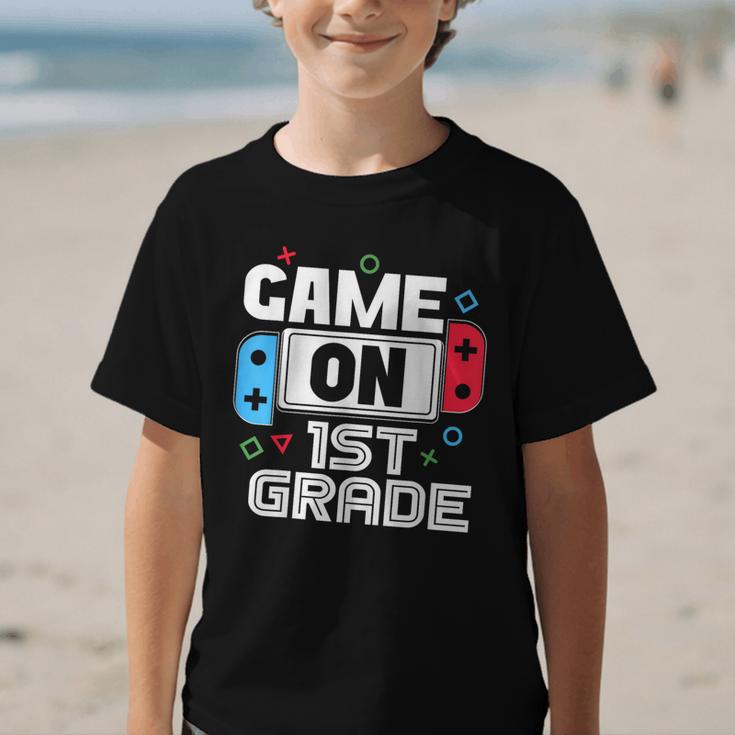 Gamer Back To School Game 1st Grade Kids Boys Graphic Kid T-Shirt Gamer Back To School Game 1st Grade Kids Boys Graphic Kid T-Shirt
