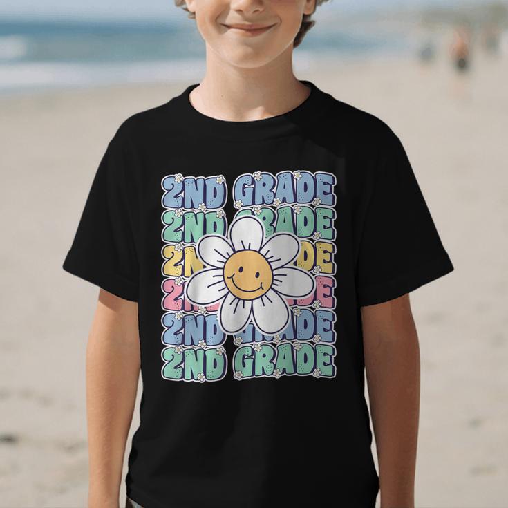 Groovy 2nd Grade Back To School First Day Of Second Grade Graphic Kid T-Shirt Groovy 2nd Grade Back To School First Day Of Second Grade Graphic Kid T-Shirt