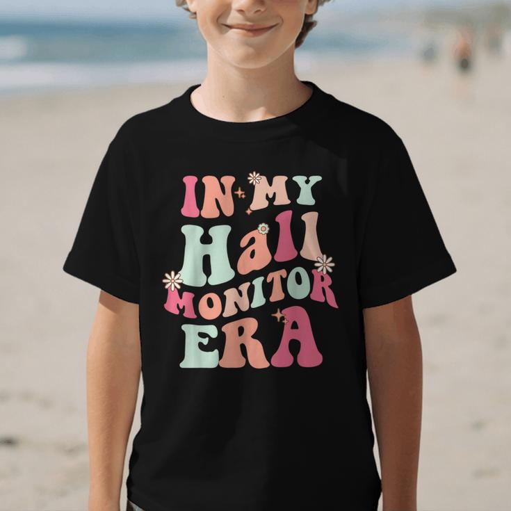 In My Hall Monitor Era School Student Back To School Groovy Graphic Kid T-Shirt In My Hall Monitor Era School Student Back To School Groovy Graphic Kid T-Shirt