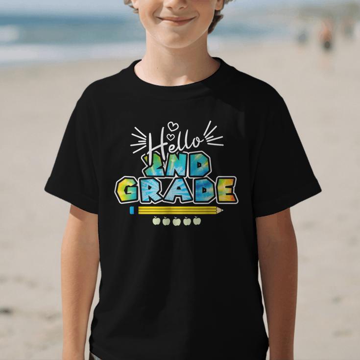 Hello 2nd Grade Back To School First Day Of School Graphic Kid T-Shirt Hello 2nd Grade Back To School First Day Of School Graphic Kid T-Shirt