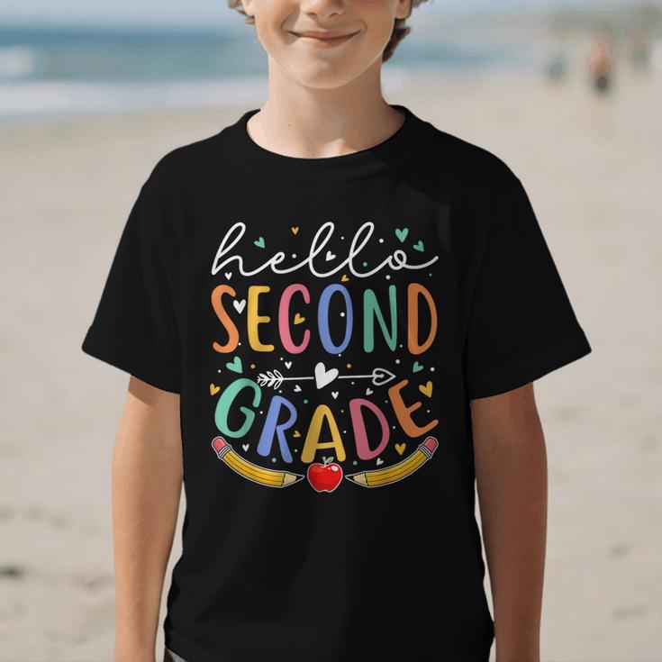Hello 2nd Grade Tshirt Second Grade Back To School Graphic Kid T-Shirt Hello 2nd Grade Tshirt Second Grade Back To School Graphic Kid T-Shirt