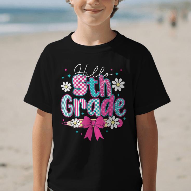 Hello Fifth Grade Team 5th Grade Back To School Boys Girls Graphic Kid T-Shirt Hello Fifth Grade Team 5th Grade Back To School Boys Girls Graphic Kid T-Shirt