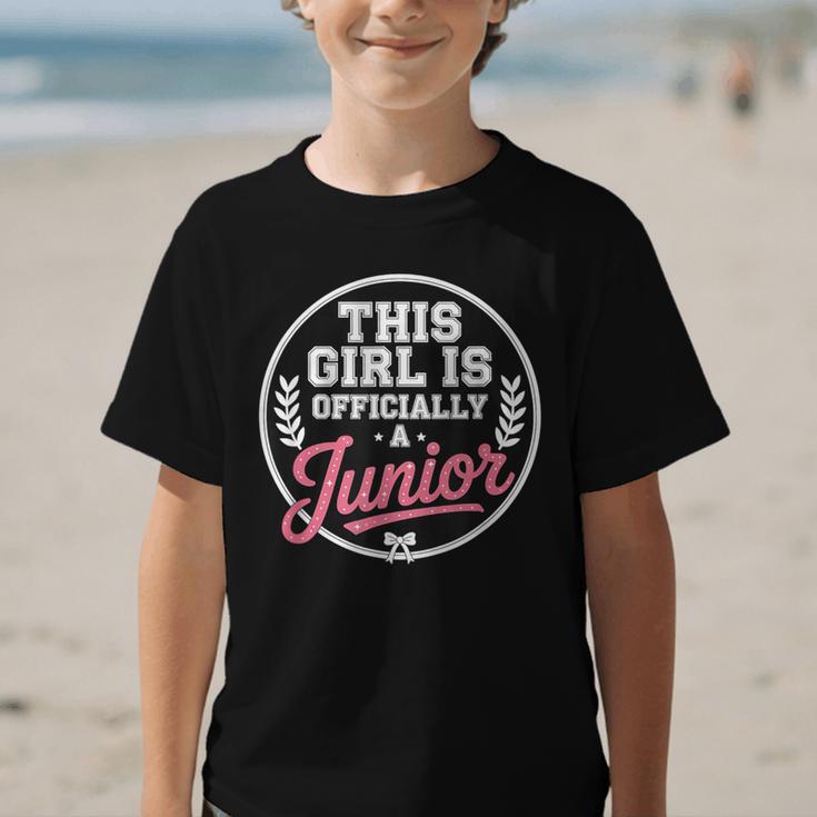Highschool Girls Back To School 2025 First Day A Junior Graphic Kid T-Shirt