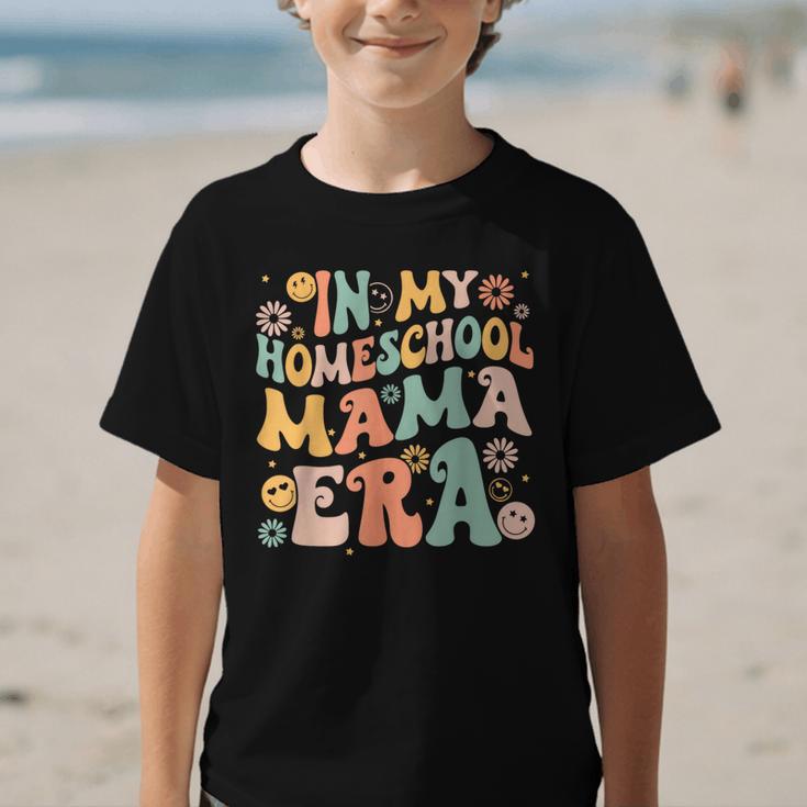 In My Homeschool Mama Era Retro Back To School Graphic Kid T-Shirt In My Homeschool Mama Era Retro Back To School Graphic Kid T-Shirt