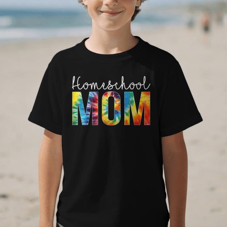 Homeschool Mom Tie Dye Back To School Day For Women For Work Graphic Kid T-Shirt Homeschool Mom Tie Dye Back To School Day For Women For Work Graphic Kid T-Shirt