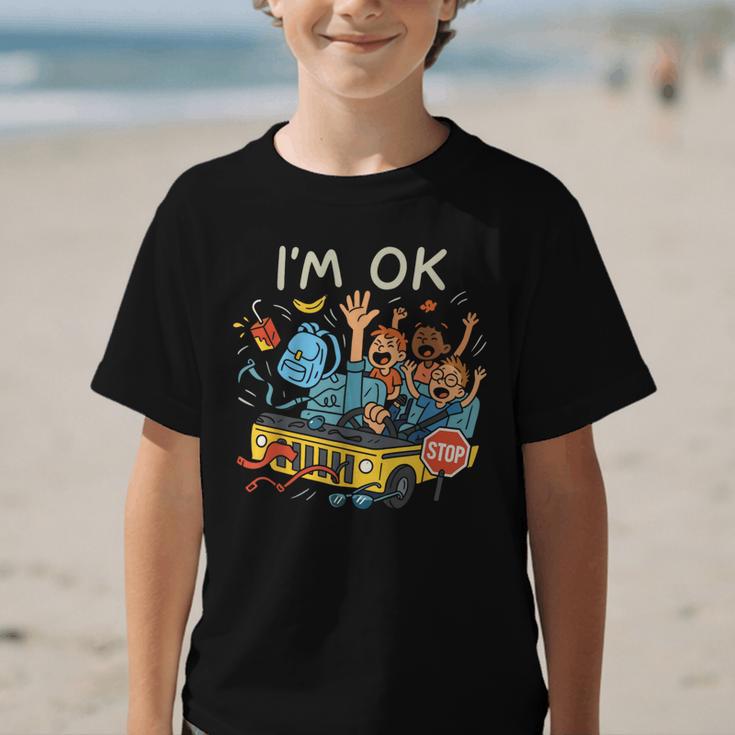 Humorous Graphic Art For School Bus Driver Back To School Graphic Kid T-Shirt