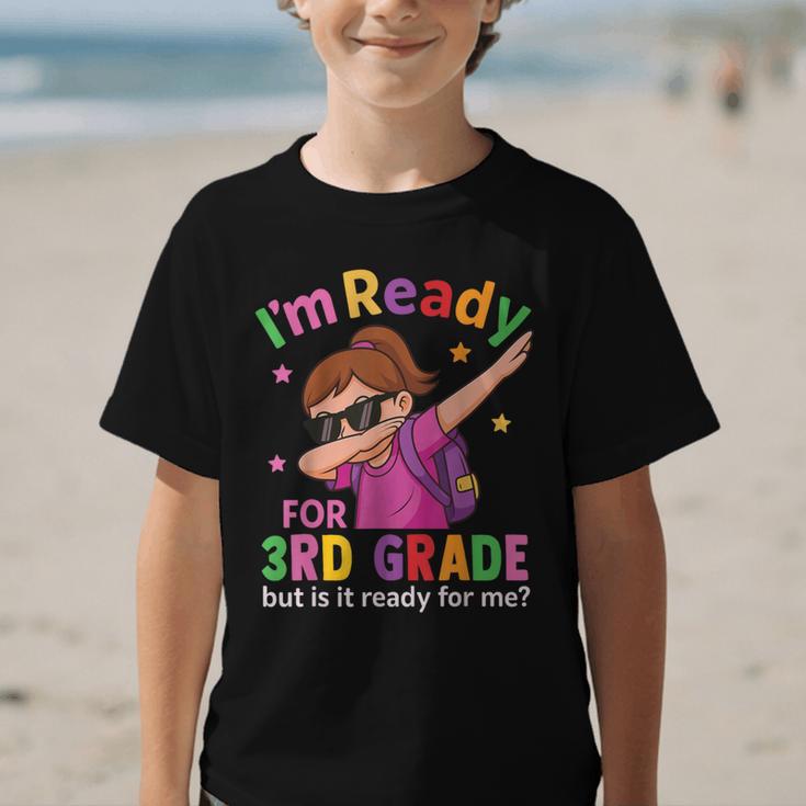 I'm Ready For 3rd Grade Girl Back To School For Students Graphic Kid T-Shirt