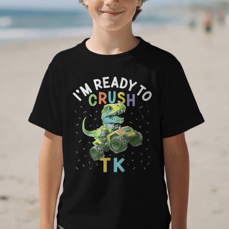 I'm Ready To Crush TK Dinosaur Back To School TK Kid Graphic Kid T-Shirt I'm Ready To Crush TK Dinosaur Back To School TK Kid Graphic Kid T-Shirt