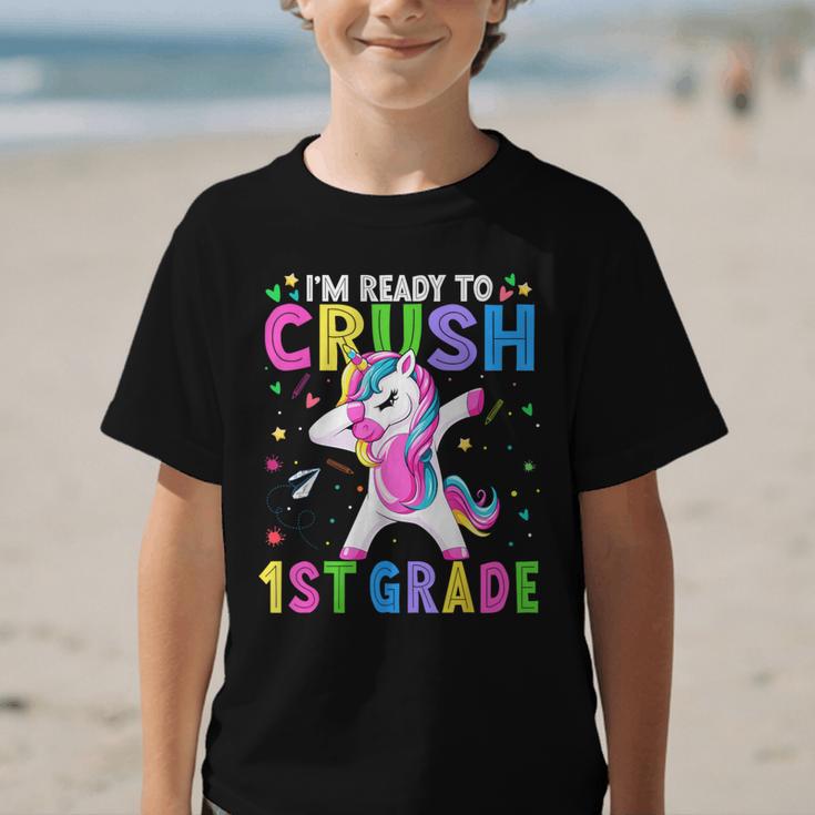 I'm Ready For First Grade Back To School 1st Grade Girls Graphic Kid T-Shirt I'm Ready For First Grade Back To School 1st Grade Girls Graphic Kid T-Shirt