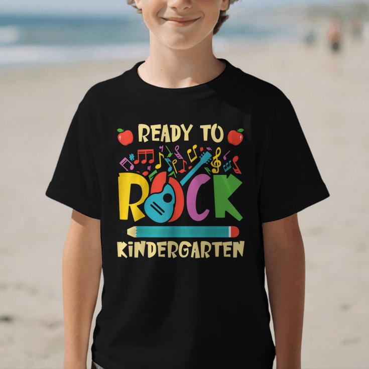 I'm Ready To Rock Kindergarten Guitar Back To School Boys Graphic Kid T-Shirt I'm Ready To Rock Kindergarten Guitar Back To School Boys Graphic Kid T-Shirt