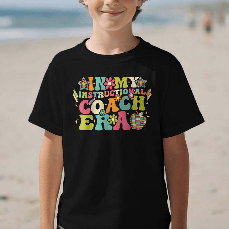 In My Instructional Coach Era Groovy Back To School Graphic Kid T-Shirt In My Instructional Coach Era Groovy Back To School Graphic Kid T-Shirt