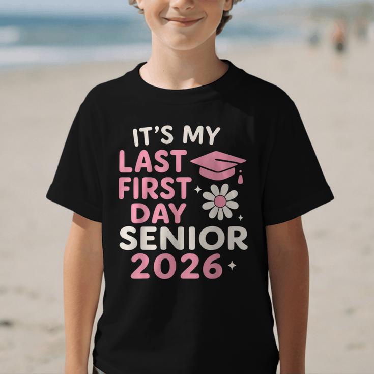 It’s My Last First Day Senior 2026 Back To School Class 2026 Graphic Kid T-Shirt It’s My Last First Day Senior 2026 Back To School Class 2026 Graphic Kid T-Shirt