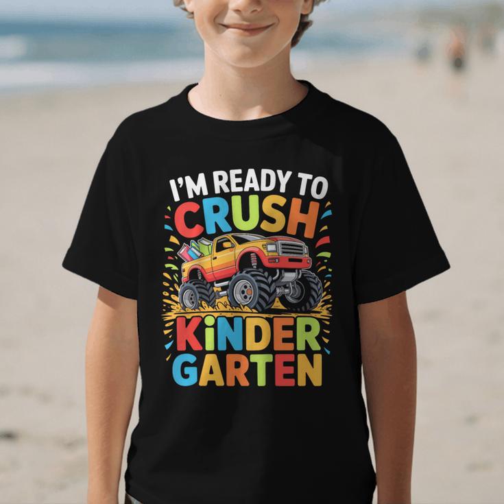Kids I'm Ready To Crush Kindergarten Shirt Back To School Boy Graphic Kid T-Shirt Kids I'm Ready To Crush Kindergarten Shirt Back To School Boy Graphic Kid T-Shirt