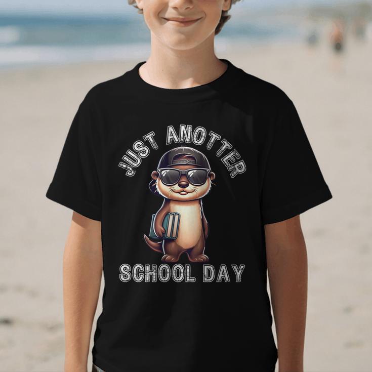 Kids Just Anotter School Day Otter Boys First Day Back To School Graphic Kid T-Shirt Kids Just Anotter School Day Otter Boys First Day Back To School Graphic Kid T-Shirt