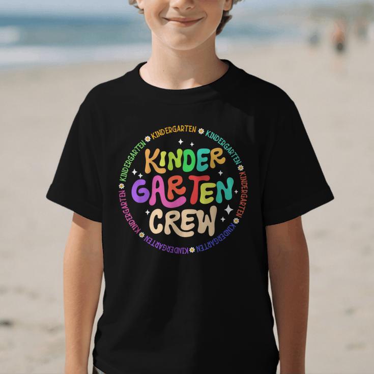 Kindergarten Crew Team Back To School 1st Day Of School Graphic Kid T-Shirt Kindergarten Crew Team Back To School 1st Day Of School Graphic Kid T-Shirt