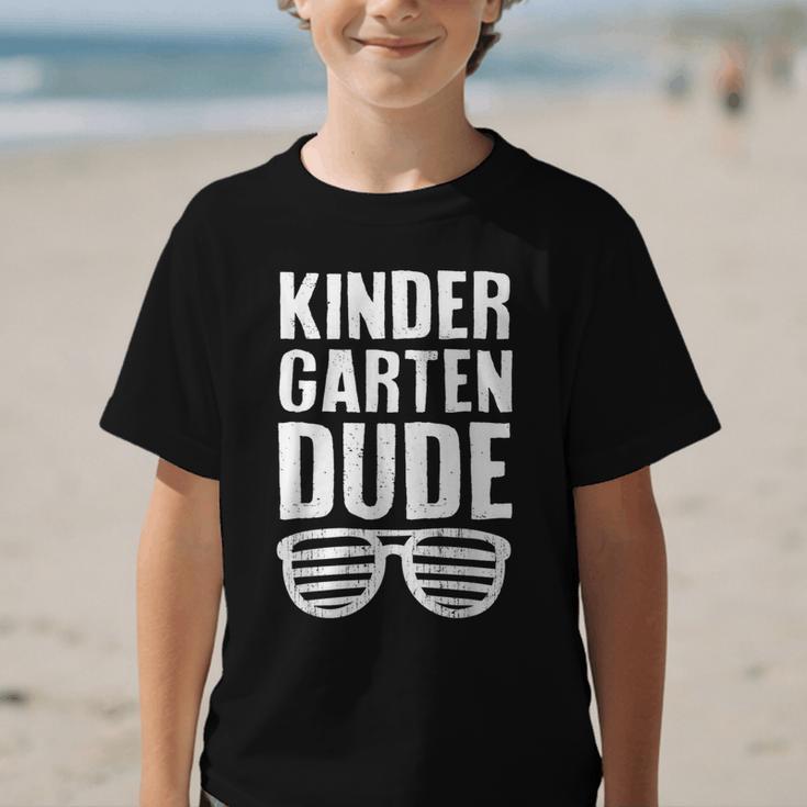 Kindergarten Dude First Day Back To School Boys Kids Graphic Kid T-Shirt Kindergarten Dude First Day Back To School Boys Kids Graphic Kid T-Shirt