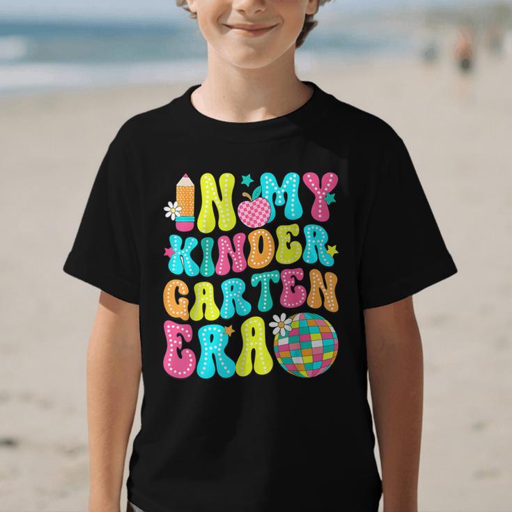In My Kindergarten Era Groovy Back To School Graphic Kid T-Shirt