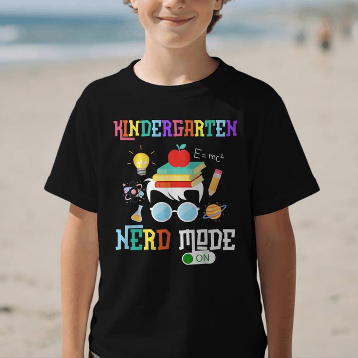 Kindergarten Nerd Mode On Back To School Science Kids Boys Graphic Kid T-Shirt Kindergarten Nerd Mode On Back To School Science Kids Boys Graphic Kid T-Shirt