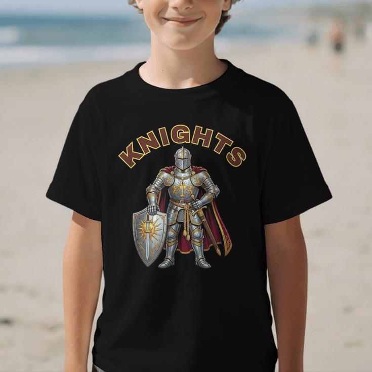 Knights Back To School Spirit Graphic Kid T-Shirt