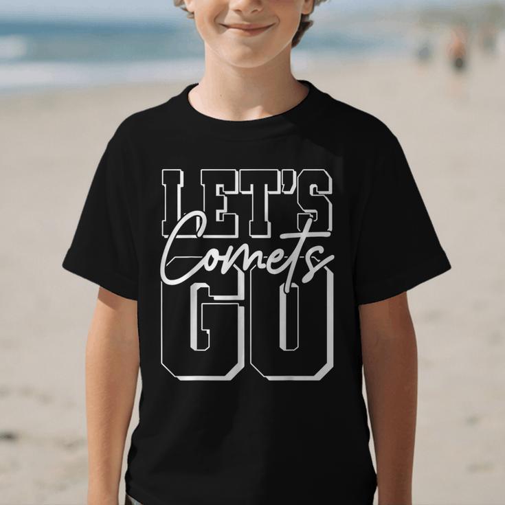 Let's Go Comets Back To School Spirit Graphic Kid T-Shirt
