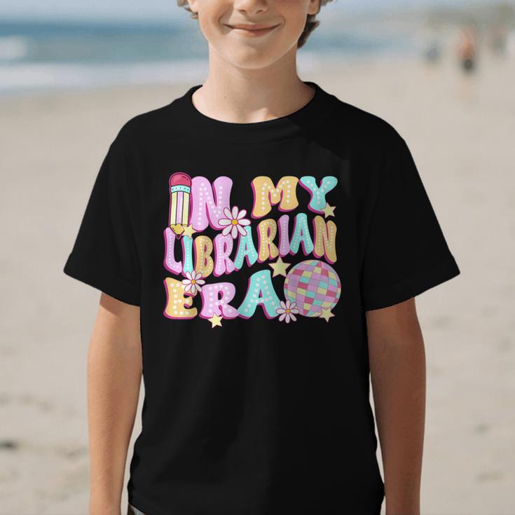 In My Librarian Era Cool Back To School Outfit Girl Women Graphic Kid T-Shirt