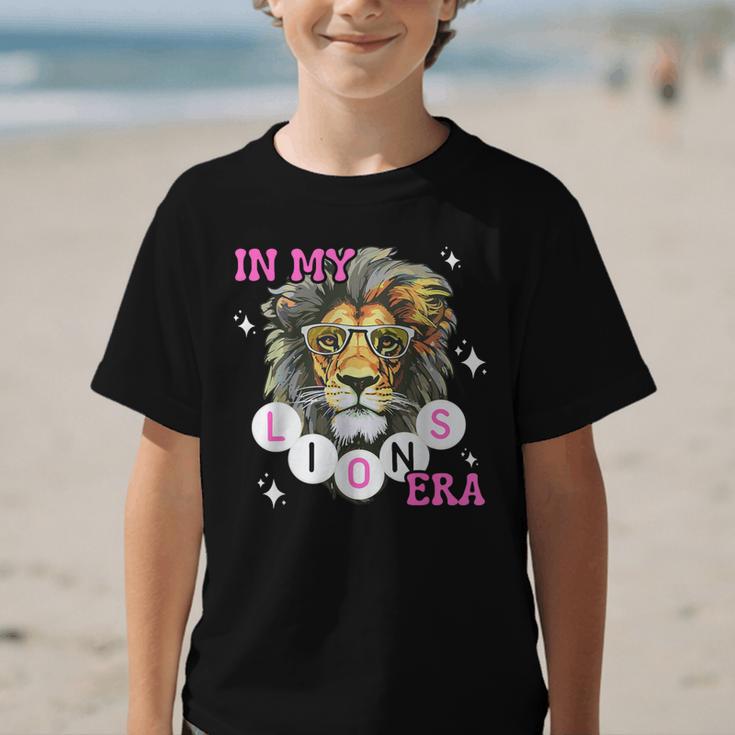 In My Lions Era Team Squad Back To School Mascot Spirit Game Graphic Kid T-Shirt In My Lions Era Team Squad Back To School Mascot Spirit Game Graphic Kid T-Shirt