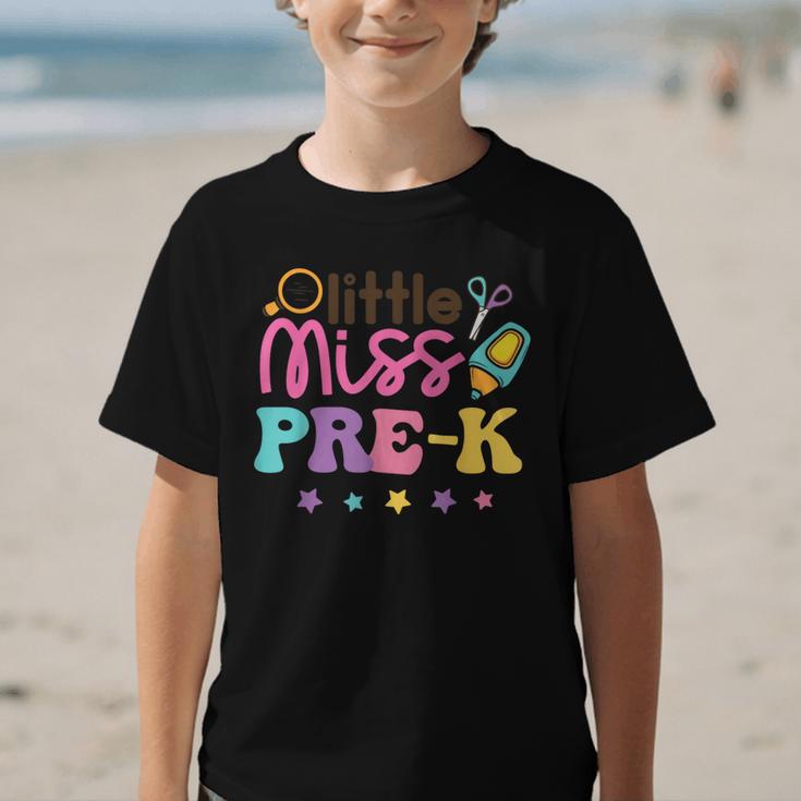 Little Miss Pre-K Preschool First Day Back To School Girls Graphic Kid T-Shirt Little Miss Pre-K Preschool First Day Back To School Girls Graphic Kid T-Shirt