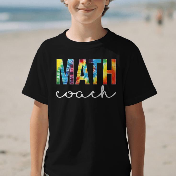 Math Coach For Work Tie Dye Back To School Appreciation Day Graphic Kid T-Shirt Math Coach For Work Tie Dye Back To School Appreciation Day Graphic Kid T-Shirt