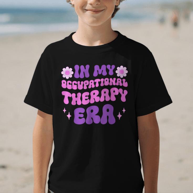 In My Occupational Therapy Era Groovy OT Back To School Graphic Kid T-Shirt In My Occupational Therapy Era Groovy OT Back To School Graphic Kid T-Shirt