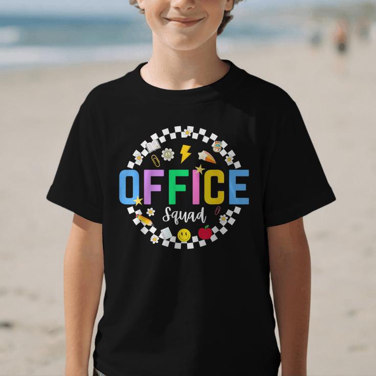 Office Squad Back To School Happy First Day Of School Graphic Kid T-Shirt Office Squad Back To School Happy First Day Of School Graphic Kid T-Shirt