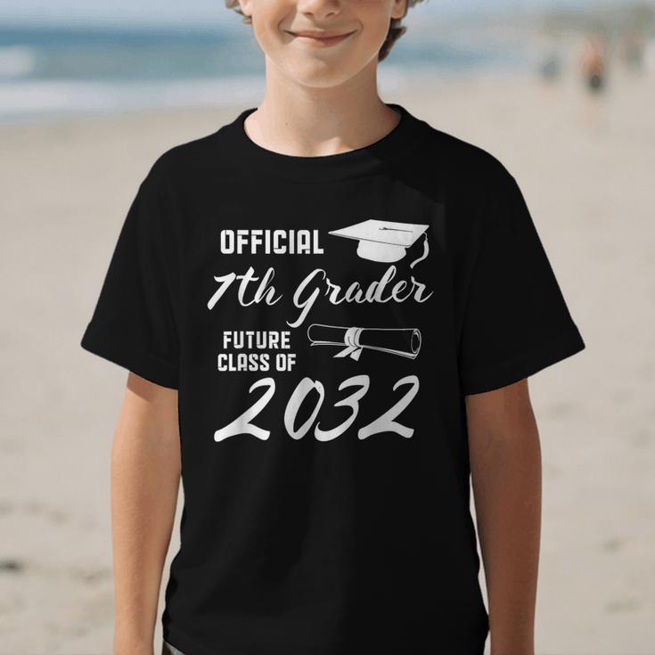 Official 7th Grader Future Class Of 2032 Back To School Graphic Kid T-Shirt Official 7th Grader Future Class Of 2032 Back To School Graphic Kid T-Shirt