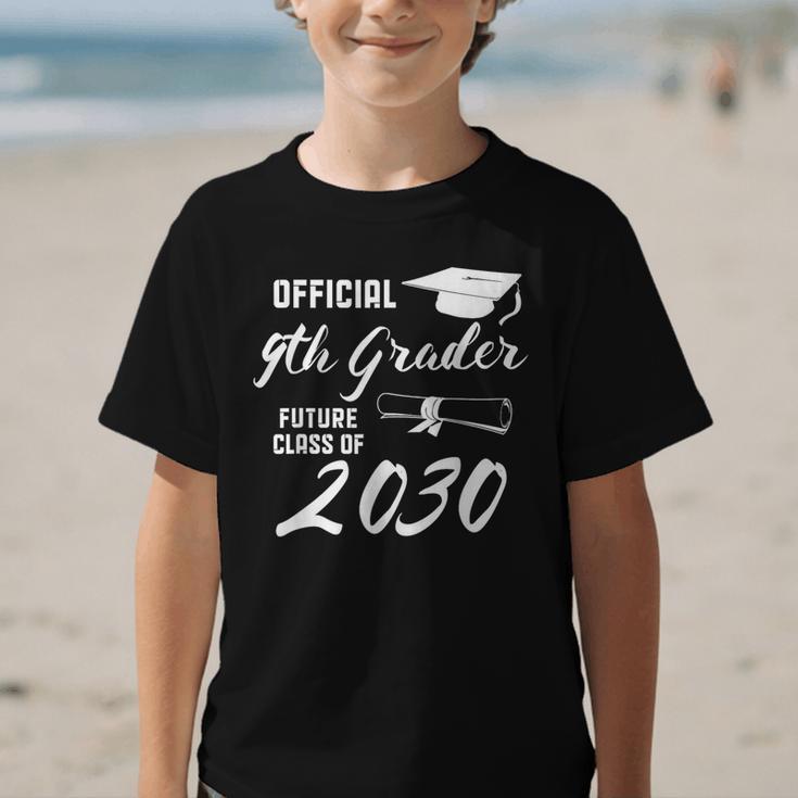 Official 9th Grader Future Class Of 2030 Back To School Graphic Kid T-Shirt Official 9th Grader Future Class Of 2030 Back To School Graphic Kid T-Shirt