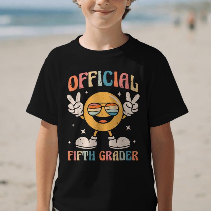 Official Fifth Grader 5th Grade Retro Back To School Kids Graphic Kid T-Shirt Official Fifth Grader 5th Grade Retro Back To School Kids Graphic Kid T-Shirt