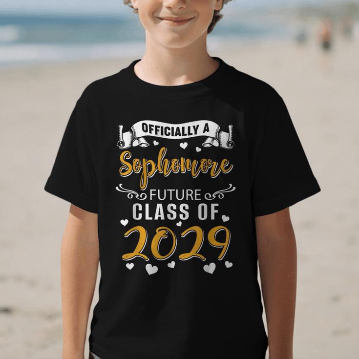 Officially a Sophomore Future Class Of 2029 Back To School Graphic Kid T-Shirt