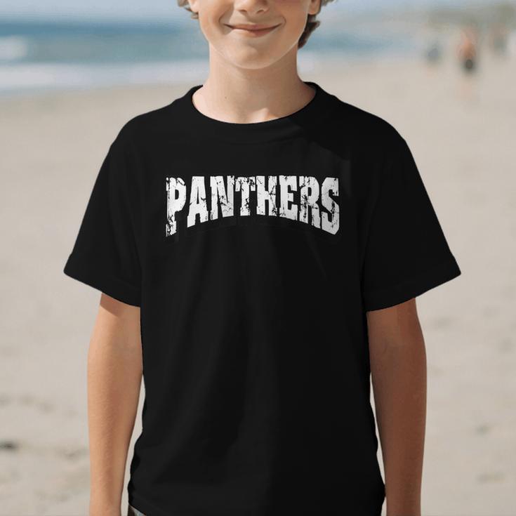 Panthers Back To School Spirit Graphic Kid T-Shirt