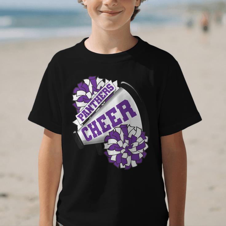 Panthers Cheer Back To School Cheerleading Spirit P Graphic Kid T-Shirt Panthers Cheer Back To School Cheerleading Spirit P Graphic Kid T-Shirt