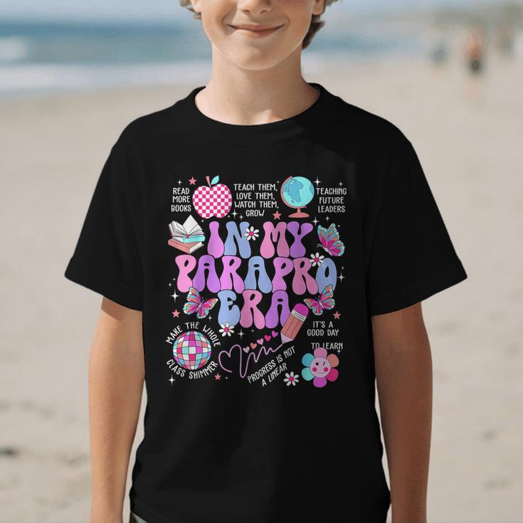 In My Parapro Era Paraprofessional First Day Back To School Graphic Kid T-Shirt