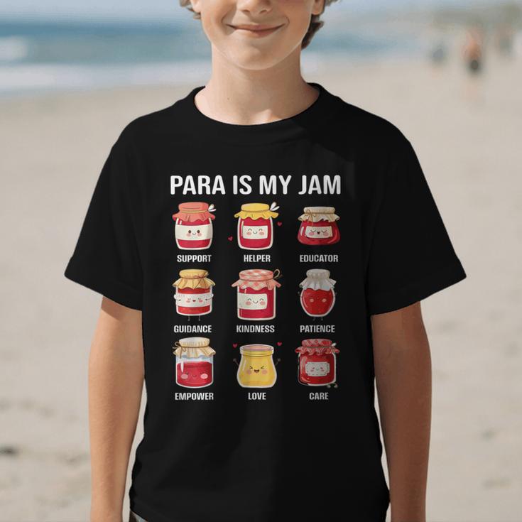 Parateaching Para Is My Jam Back To School For Paraeducator Graphic Kid T-Shirt Parateaching Para Is My Jam Back To School For Paraeducator Graphic Kid T-Shirt