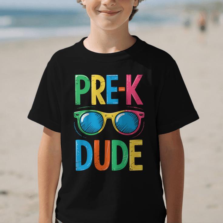 Pre-K Dude Shirt Back To School First Day Of Preschool Boy Graphic Kid T-Shirt