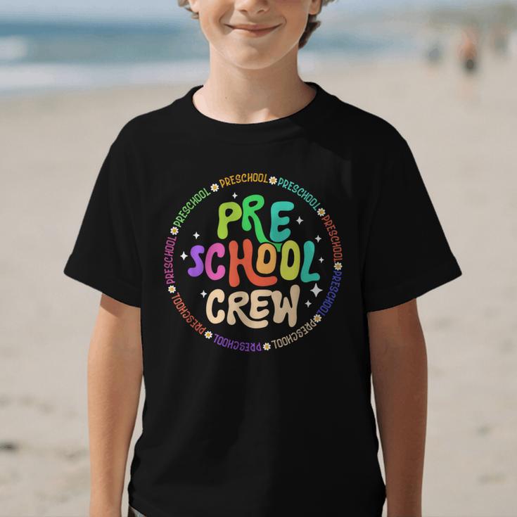 Preschool Crew Team Back To School First Day Of School Graphic Kid T-Shirt Preschool Crew Team Back To School First Day Of School Graphic Kid T-Shirt