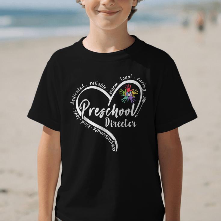 Preschool Director Assistant Back To School Daycare Thank Graphic Kid T-Shirt