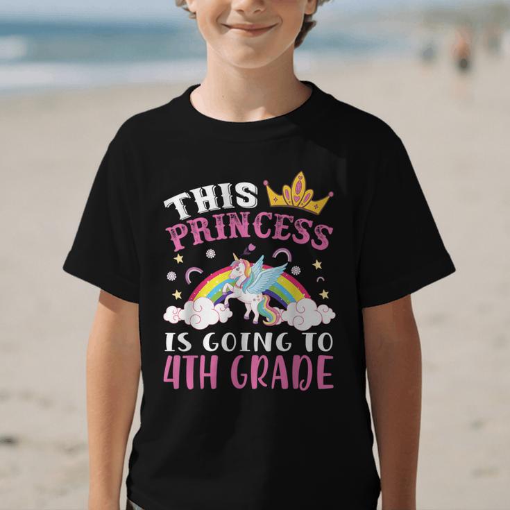 Princess Going To 4th Grade Tee For Girls Back To School Graphic Kid T-Shirt Princess Going To 4th Grade Tee For Girls Back To School Graphic Kid T-Shirt